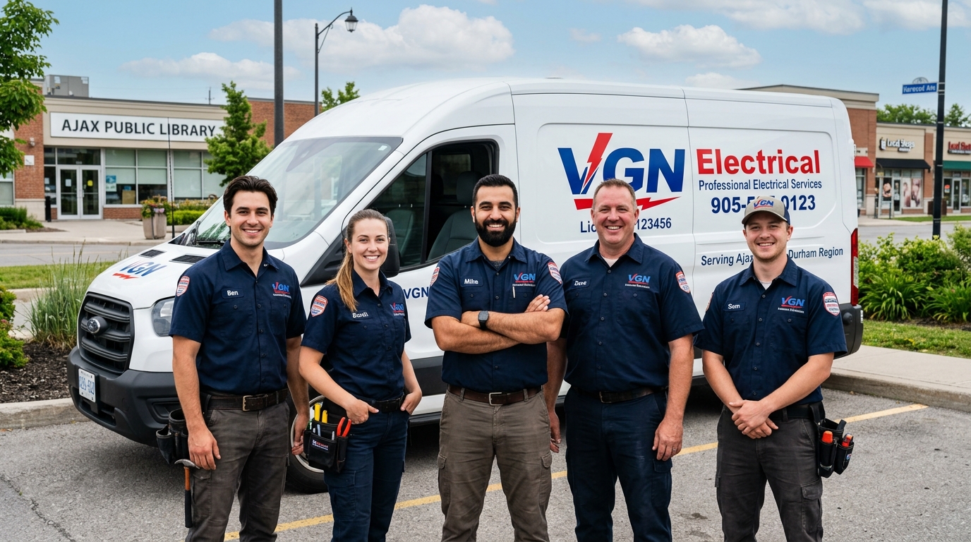 ROMAG Electric team of licensed master electricians in Ajax Ontario